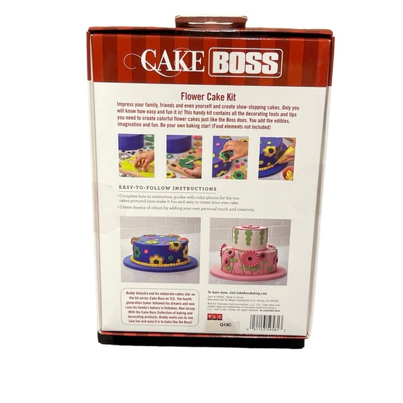 Cake Boss Flower Cake Kit 25 Piece Decorating Kit Baking Budd Valastro NEW BOX - Picture 3 of 4